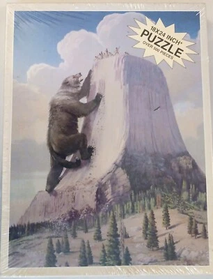 Devils Tower National Monument Giant Bear Clawing Mountain Puzzle 500 pcs NEW - Image 1 of 2