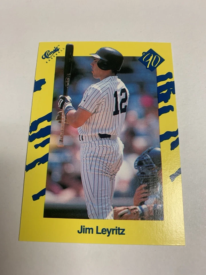 1990 Classic Baseball Jim Leyritz New York Yankees Foto 1 de 1