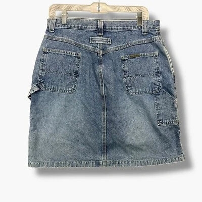 Винтажный 90-х джинсовой ткани плотника Lee Jean юбка женщин размер 12P 32» Y2K 2000-х повседневный - Изображение 1 из 4