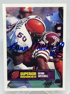 Kevin Mitchell 1994 Superior Rookies Authentic Signature Autograph /5000 Auto