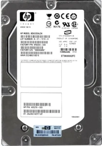 Hard Drive HP FIBRE CHANNEL BD600DAJZK 495276-003 300GB 10000RPM 16MB 3.5 Inch - Picture 1 of 3