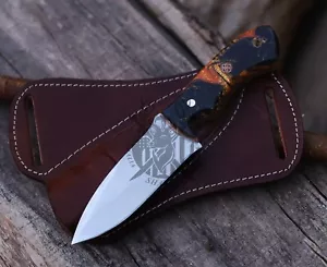 Skinner Hunting Knife with Sheath Outdoor Survival Bowie Sharp Fixed Blade - Picture 1 of 5