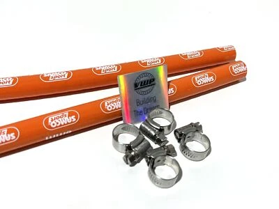 Samco Sport Silicone Fuel Hoses Kit Orange for VW Golf MK2 G60 MK3 VR6 MK4 MK5 R - Image 1 of 4