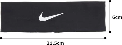 Lote de 3 🔥Diadema Nike Fury, Negra, 2.0 (OSFM, Negro Blanco) agarre antideslizante Foto 1 de 4