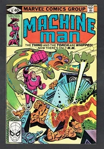 Machine Man #15 Thing & Torch App Marvel Comics Bronze Age 1980 NM- Steve Ditko - Picture 1 of 2