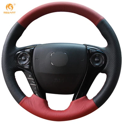 Cubierta de volante de cuero para Honda Accord 9 Odyssey Crosstour 2013-16 #0554 Foto 1 de 4