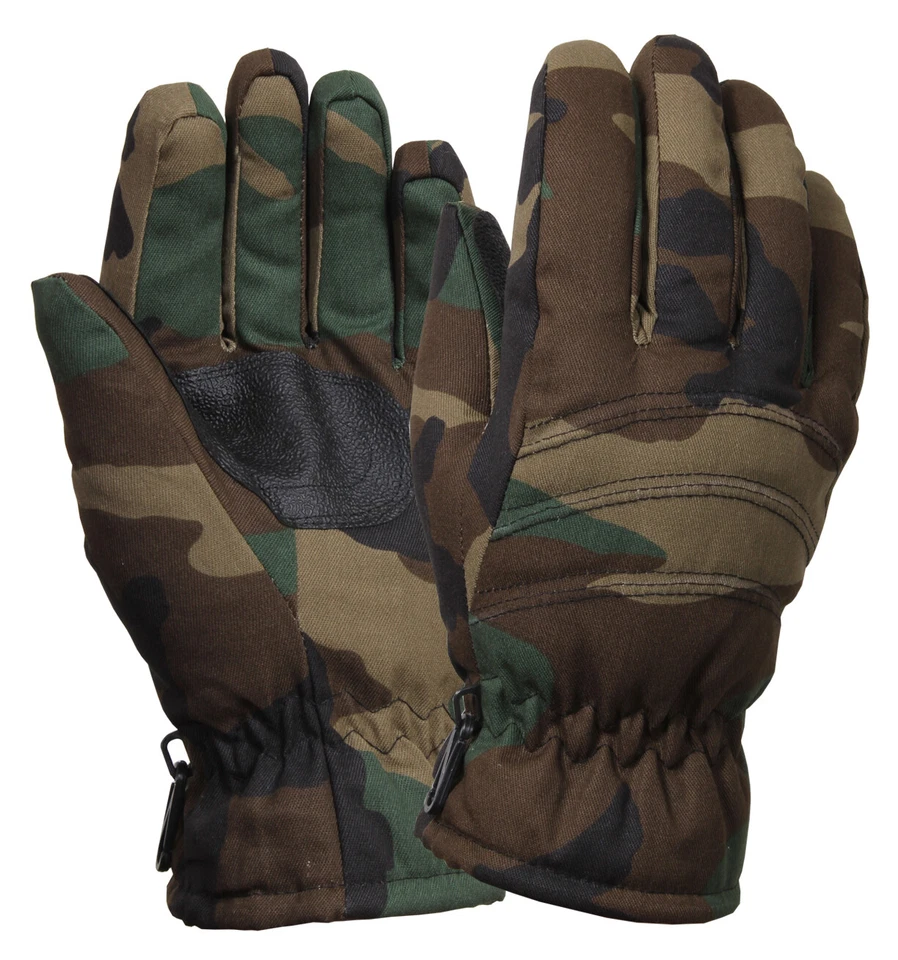Rothco Insulated Hunting Gloves - Woodland Camo - Image 1 of 1