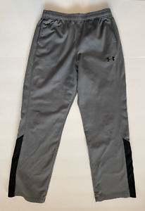 UNDER ARMOUR Boys Athletic PANTS Loose Fit GRAY  Size YXL