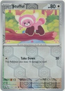 Stufful 052/064 Reverse Holo Shrouded Fable SFA Pokemon Card NM - Bild 1 von 1