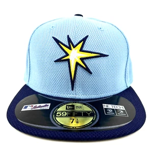 Tampa Bay Rays MLB New Era "Diamond Era" 2016 59FIFTY Fitted Hat - Size 7 1/8 - Picture 1 of 7