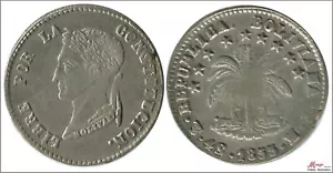 Bolivia 4 Soles 1855 / Potosi MJ / 12,60 gr. plata EBC / XF - Picture 1 of 1