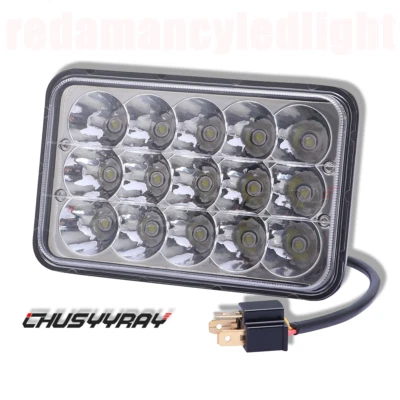 Faro LED para Honda XR250 XR400 XR650 Suzuki DRZ 4"x6" Bombilla LED Foto 1 de 4
