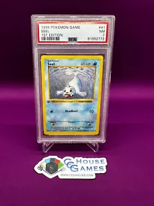Pokemon Seel 41/102 1ª Edición Conjunto Base Shadowless PSA 7 CASI COMO NUEVO *CCGHouse* - Imagen 1 de 2