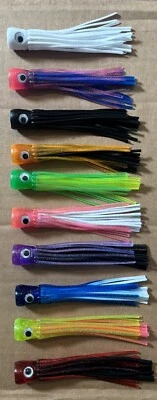 KOOLAFISHING Mold Stubby Style Offshore Trolling Fishing Skirts Chugger Lures 6 in. 1 oz. New