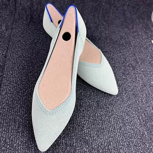 Rothys The Point flache Damenschuhe Größe W9,5 neuwertig grün spitz zulaufend - Bild 1 von 16