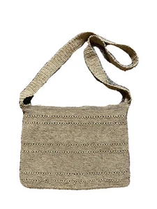Bolso Bandolera Kaluna Jungle Hecho a Mano Vid Cartera Ganchillo Boho Playa Hippie - Imagen 1 de 12