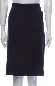 Size 6 - Ralph Lauren Black Label Knee Length Black Skirt. Retail: $375 - Picture 1 of 3