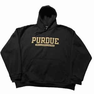 Purdue University Hoodie Men’s XL Black Pullover Boilermakers College Football - Picture 1 of 9