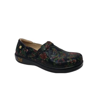 Alegria Keli Professional Floral Clogs KEL-315X Women's Size 40W (9.5/10) - Picture 1 of 10