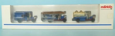 Märklin 1886 H0 Pompieri Oldtimer Svezia Scaletta Girevole, Camion Cisterna - Immagine 1 di 2