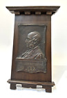 Charles John Allen Arts And Crafts Bronze Sculpture W Rathbone Plaque 1902