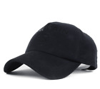 Men's Balmain Homme Cap Brand Logo Moleskin 6 Panel Black Tu Hat K4043