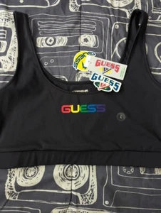 Brand New 2020 Guess J Balvin Colores Sports Bra size Large - Picture 1 of 2