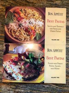 Bon Appétit Best Pastas Cookboks Volume 1 and 2 - Picture 1 of 1