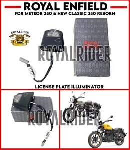 Royal Enfield "LICENSE PLATE ILLUMINATOR" For Meteor 350, New Classic 350 REBORN