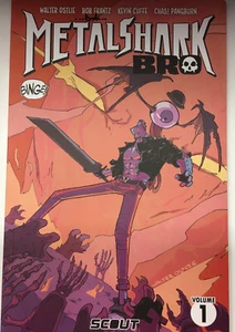 Metalshark Bro Volume 1 TP 2019 Signed by Bob Frantz Scout Comics EB202 - Picture 1 of 2