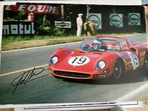 Formel 1 F1 Fahrer John Surtees handsigniertes Foto 12x18" J - Bild 1 von 1