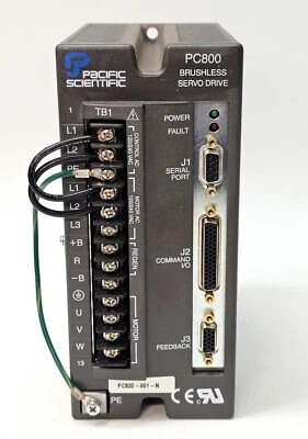 Pacific Scientific PC800 ~ Servoaccionamiento sin escobillas ~ PC832-001-N Foto 1 de 4