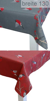 beties Tischtuch "Beeren Vögel" Tischdecke Breite ca. 130 cm 130-220cm - Bild 1 von 4