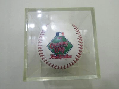 VTG Opening Day Baltimore Orioles MLB Baseball April 1 1997 Rawlings In Case - Image 1 of 4