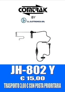 JH-802 Y Micro Avec Casque D'Écoute à Air Et Ptac 333036 - Photo 1/1