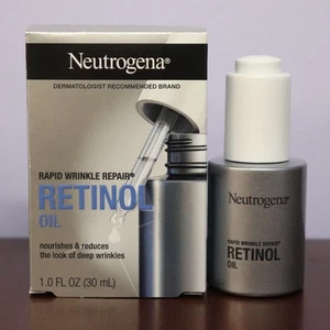 NEU Neutrogena Schnelle Faltenreparatur Retinolöl pflegt & reduziert Linien 1 Oz. - Bild 1 von 7