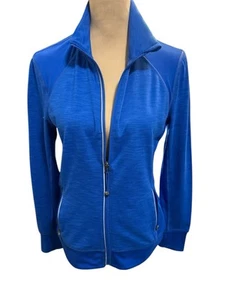 Tangerine Brand Activewear Damen Langarm sportliches Oberteil mit durchgehendem Reißverschluss Größe Medium - Bild 1 von 13