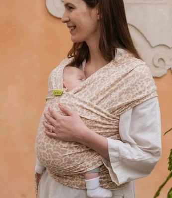 Ношение детское леопардовое Boba Classic Baby Wrap In Sand  - Изображение 1 из 4