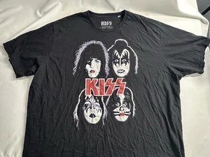 Kiss Band T-Shirt klassisch YTK Konzert Erinnerungsstücke Größe 6XLT TALL XXXXXXLT schwarz - Bild 1 von 8