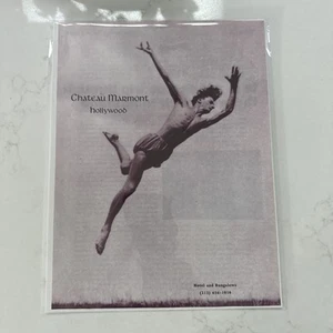 1990s • RARE CHATEAU MARMONT • original print ad • Vintage Hollywood • ADV-85 - Picture 1 of 3
