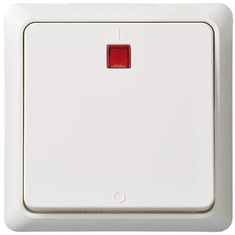 Elso 251214 Kontroll-Ausschalter 2polig beleuchtet 16A, Renovierung komplett Sch