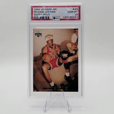 Michael Jordan 1994 Upper Deck Rare Air #48 Silver Set GGC GEM MINT 10! Low Pop! - Image 1 of 2