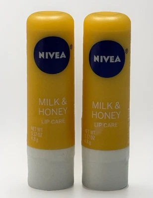 2 nivea mil & honey lip balm 0.17oz ea - Image 1 of 2