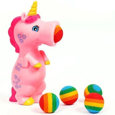 Bolas de espuma para disparos de dinosaurios animales bola exprimidora juguete juego de pelota de espuma Foto 1 de 4