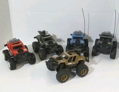Friction Car Lot Powered Super Turbo Rough Terrain 1986 Monster Truck Jeep 1980s - Image 1 of 3