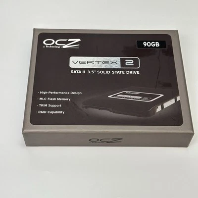NEW OCZ Vertex 2 90GB SSD 3.5" SATA II Solid State Drive – OCZSSD3-2VTX90G - Image 1 of 4