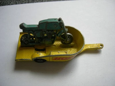 Matchbox Series by Lesney No 38,Honda  mit Trailer,Superfast  gelb - Bild 1 von 3