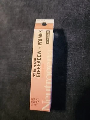 Neutrogena Sensitive Skin Eyeshadow & Primer New In Box  0.22 oz ROSE GOLD - Image 1 of 4