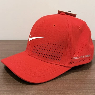 Gorra Nike Dri-FIT ADV Rise roja/blanca estructurada SwooshFlex FB5633-657 talla M/L Foto 1 de 4