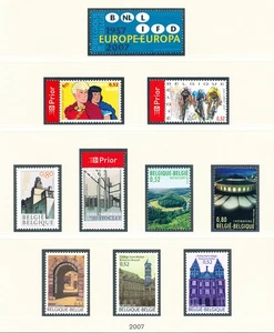 XE52819 Belgium 2007 architecture Tour de France cycling fine lot MNH - Picture 1 of 1